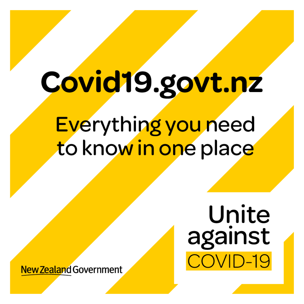 Unite Against COVID NZ government info click here